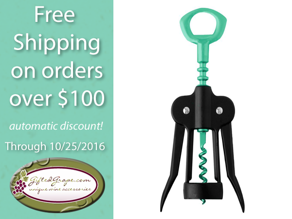 Free Shipping on orders over $100 at GiftedGrape.com