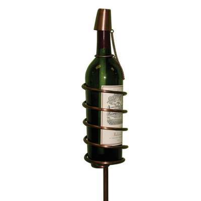 Copper Outdoor Wine Bottle Stake
