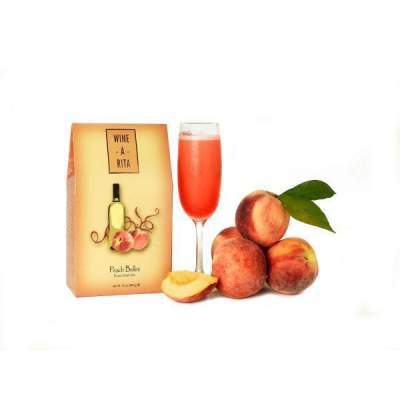 Peach Bellini wine drink mix