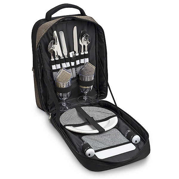 Wine picnic backpack